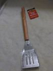 02150x Stainless Steel Long Wood Finger Grip Spatula Handle 076903021503