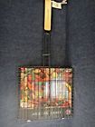 0797 070 05 Chefmate Barbecue Grill Basket Wooden Handle Bbq Steak Meat Fish