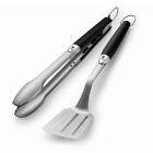 077924011863 Weber New Stainless Steel Grill Tool Set