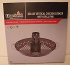 8461459 09217 Deluxe Vertical Chicken Cooker With Grill Pan Item 846145092179