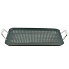 112053.01 Gibson Home New Romford Nonstick Bbq Topper With Cast Aluminum