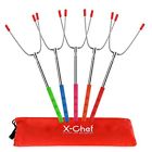201070 Roasting Skewers Marshmallow Sticks Hot Dog Forks Extendable 767550930064