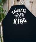 2341 Imorints Tailgate King Black Apron White Lettering La Imprints Attitude