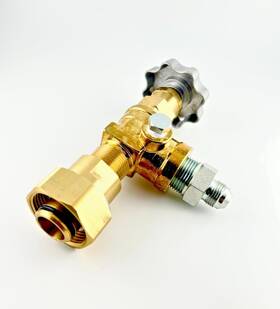 499-458 24/7partsinc Me449 Me458 1-5/8 Inch Unf Liquid Propane Evacuation Valve