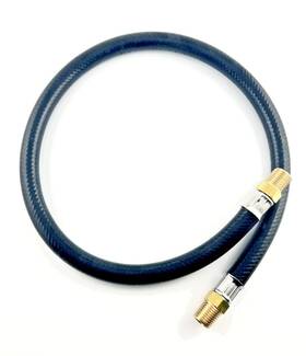 24/7partsinc Cvpha-#541-#541 Crimped 1/4 Inch Male Npt Pipe Thread Rubber Pigtail Propane Lpg Bbq 250psi
