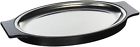 26733 New Star Foodservice Oval Stainless Steel Sizzling Platter 639713026733