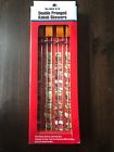 40217y Double Prong Skewers Stainless Wood Handle Pack Inch