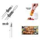 4316469974 Premium Home Kitchen Features Barbecue Skewers Double Pronged 753807979818