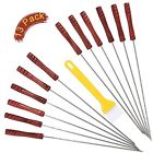 43188258055 Grilljoy Bbq Skewers Set Stainless Steel Metal Barbecue 6970454011492