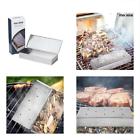 4332692254 Even Thicker Stainless Steel Bbq Smoker Box Grilling 819867020034