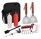 4335483551 Poligo Complete Grade Grill Griddle Accessories Bbq Tools Set Spatu