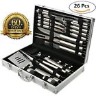 4335483584 Unbrand Bbq Grill Tools Set With Barbecue Accessories Stainless Steel