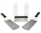 4335489912 Cornucopia Brands Griddle Tools Scraper Spatula Turners Squeeze 651174985015