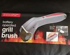537-1909-0101 Giftware Gray Red Motorized Rotary Grill Brush