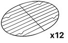 57213 Fox Run Nonstick Oval 030734572139