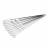 6086855256377 Unbranded Stainless Steel Barbecue Bbq Grill Skewers Needle