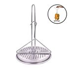 6131679320008 Jiaye Inc Aluminum Vertical Turkey Frying Rack Set