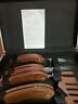 644641 Brookstone Folding Bbq Full Grill Wood Utensil Set Master Stainless