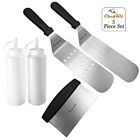 656793273277 Chefkit Griddle Tool Kit Professional Stainless Steel Grade