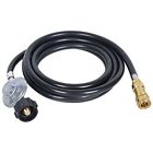 6607509799820 Gassaf Propane Hose With Regulator Quick Connect Disconnect
