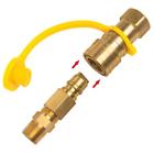 6607509799998 Branded Propane Natural Gas Quick Connector Adapter Kit