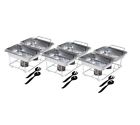 70124 Members Mark Party Set With Safe Heat Chafing 078742045788