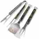 7017716 Sportula Products Universal Camo Buck 3pc Bbq Set Heavy Duty Ss Grilling Barbecue Tool 814357017716