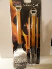 7017723 Sportula Firefighter Rescue Classic Piece Barbecue Grill Tool Set