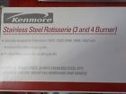 7115813 Kenmore Stainless Steel Rotisserie Burner Tk