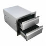 717373874731 Deeiwhy Double Drawer Kitchen Bbq Access Invisible Handles