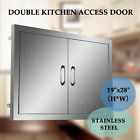 729270373941 Stainless Steel Access Double Door For Outdoor Kitchen