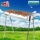 810708428682 Charcoal Bbq Grill Foldable Portable Stainless Steel Barbecue