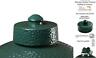 8541959766 Dracarys Grill Chimney Top Vent Cap Ceramic Damper Big Green