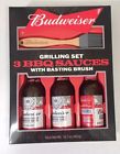 856891006344 Budweiser Grilling Set Bbq Sauces And Wooden Basting