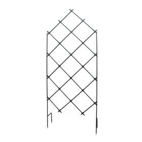 Ft-30 Achla Designs Traditional Freestanding Lattice Garden Trellis 84 Inch Metal Black