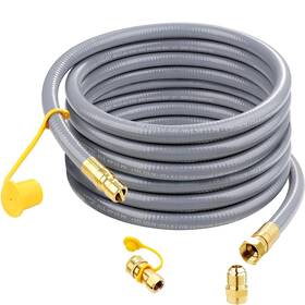 Aekops 755523679645 24feet 1/2 Inch Natural Gas Hose For Generator With Quick Connect Fittings N