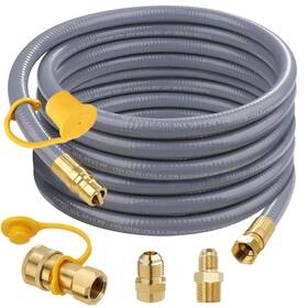 Cz1o2bwg Aekops 36ft 1/2 Natural Gas Hose For Generator With Quick Connect Fittings Outdoor
