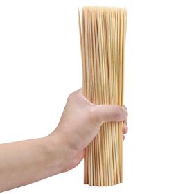 Aerisque 717710792841 200pcs 10 Inch Bamboo Skewers Bbq Kabob Fruit Cocktail Grilling Kitchen Crafting