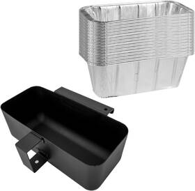 Ahch 445017322388 Rear Grease Catcher With 20-pack Disposable Cup Liners For Blackstone Gri