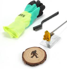Aimoado 445023658655 1.5 Inch Custom Branding Iron For Wood Leather Bbq And Bread Logo Marking