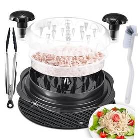 Csb001 Aizahchi Large Chicken Shredder Tool Twist With Anti-slip Mat And Separate Plate Meat