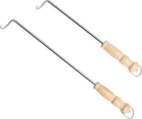 Ajinteby 705353135286 Food Flipper Hooks Stainless Steel Bbq Turner Flips Meat Steak O
