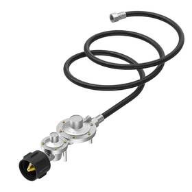 Ajinteby 746608580222 Propane Regulator With Hose Double Stage For 20-100lb Tanks