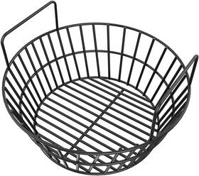 Ajinteby 746608648397 Charcoal Ash Basket For Large Big Green Egg Grill Heavy Duty Porcelain Steel Fi