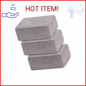 Ajmyonsp 732025465013 Griddle Cleaning Brick Block Heavy Duty Grill Stone Bricks Fla