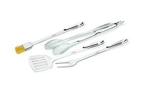 All-clad 011644911195 Tools And Accessories Stainless Steel Bbq Tool Set 4 Piece Pots
