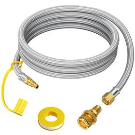 Ban41101 Alloxity 7ft Quick Disconnect Propane Hose For Rv Connects 1lb Grill And Appliances