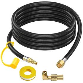 Ban9006 Alloxity 12 Ft Rv 1/4ftft Quick Connect Propane Hose 3/8 Female Flare Nut For Camp Chef