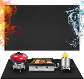 Amerbro 445008710705 24x48in Heat Resistant Grill Mats For Outdoor To Protect Your Prep Table A