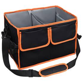 Amerbro 768472181510 Picnic Basket Grill Caddy With Paper Towel Holder Bbq Utensil Organizer